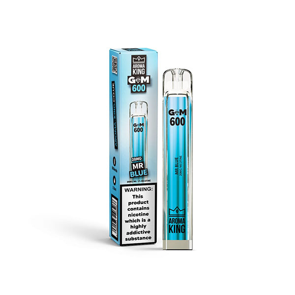 20mg Aroma King GEM 600 Puffs Disposable Vape