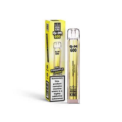 20mg Aroma King GEM 600 Puffs Disposable Vape