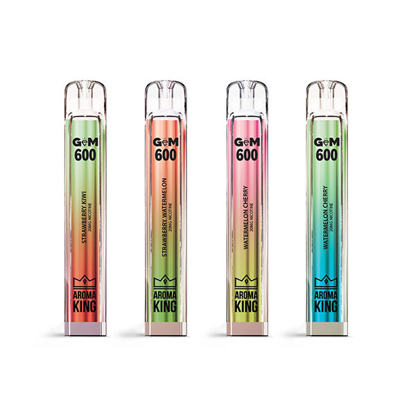 20mg Aroma King GEM 600 Puffs Disposable Vape