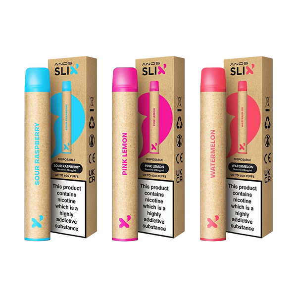 20mg ANDS Slix Recyclable 600 Puffs Vape