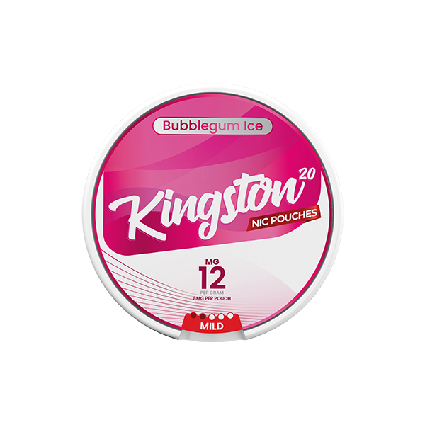 12mg Kingston Nicotine Pouches - 20 Pouches