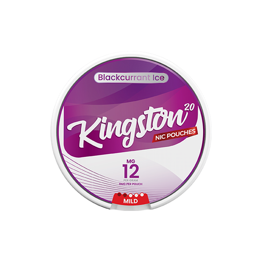 Blackcurrant Ice Kingston Nicotine Pouches - 20 Pouches