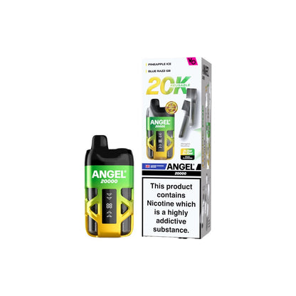 20mg Angel 20000 by Vapes Bars Duel Prefilled Pod Vape Kit 20000 Puffs