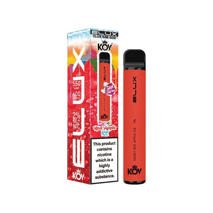 20mg Elux Kov Bar Sweets Disposable Vape 600 Puffs