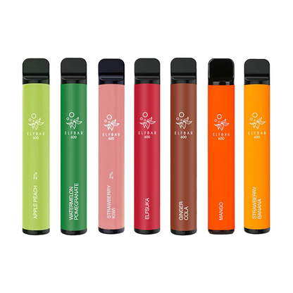 20mg ELF Bar Disposable Vape 600 Puffs UK