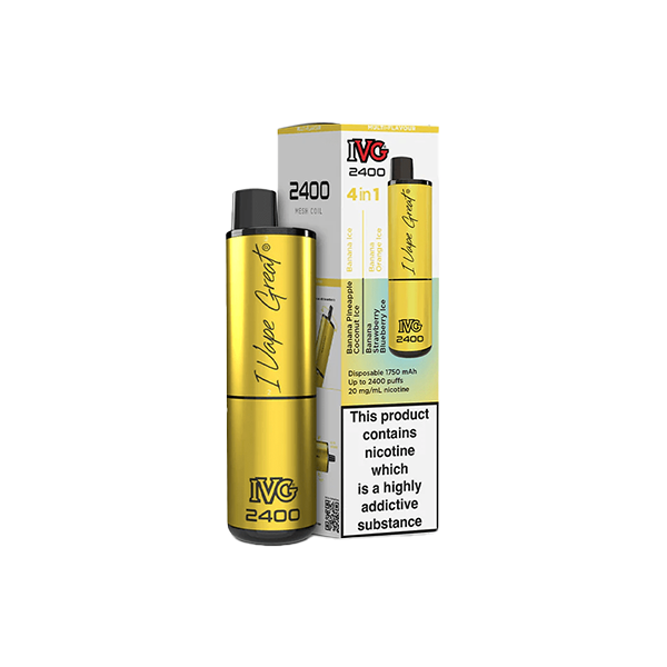 IVG 2400 Puffs Disposable Vapes 4 in 1 Multi-Edition