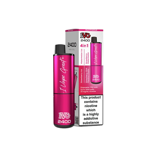 IVG 2400 Puffs Disposable Vapes 4 in 1 Multi-Edition UK