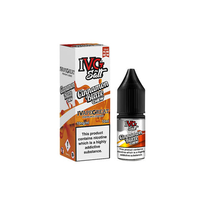 ivg nic salts e-liquid 5 for 10