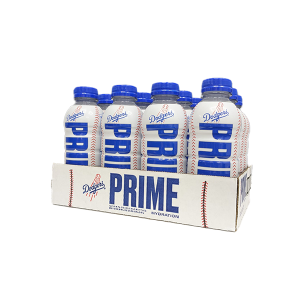 PRIME Hydration Dodgers Limited Edition Sports Drink 500ml 12 pack