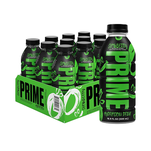 PRIME Hydration Glowberry Edition Sports Drink 500ml 12 pack