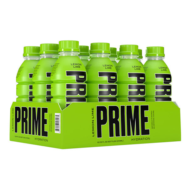 PRIME Hydration Lemon Lime Sports Drink 500ml 12 pack