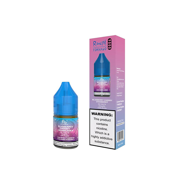 20mg RandM Tornado 9000 Nic Salts E-Liquid (50VG/50PG)