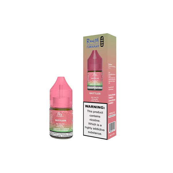 20mg RandM Tornado 9000 Nic Salts E-Liquid (50VG/50PG)