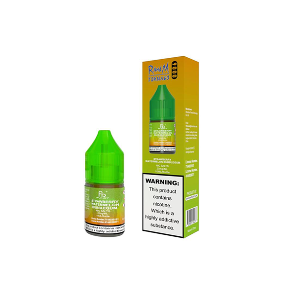 20mg RandM Tornado 9000 Nic Salts E-Liquid (50VG/50PG)