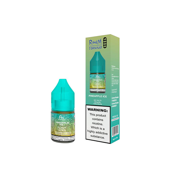 20mg RandM Tornado 9000 Nic Salts E-Liquid (50VG/50PG)