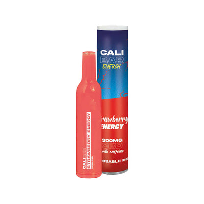 CALI BAR ENERGY with Caffeine Full Spectrum 300mg CBD Vape Disposable