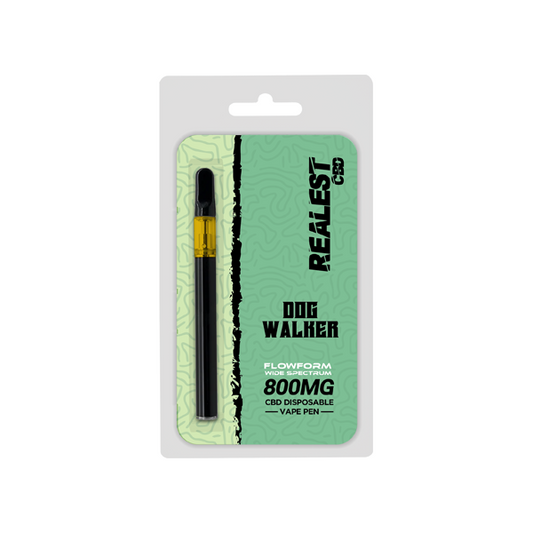 Realest CBD 800mg Flowform Wide Spectrum CBD Disposable Vape