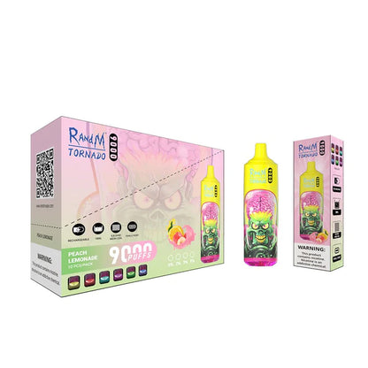 RandM Tornado 9000 Puffs Disposable Vape Box of 10