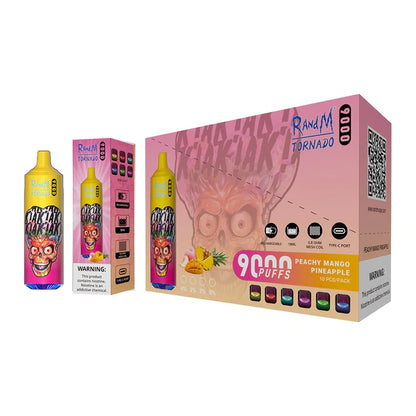 RandM Tornado 9000 Puffs Disposable Vape Box of 10