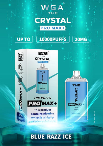 Crystal Pro Max 10000 Puffs Vape Box of 10 in UK