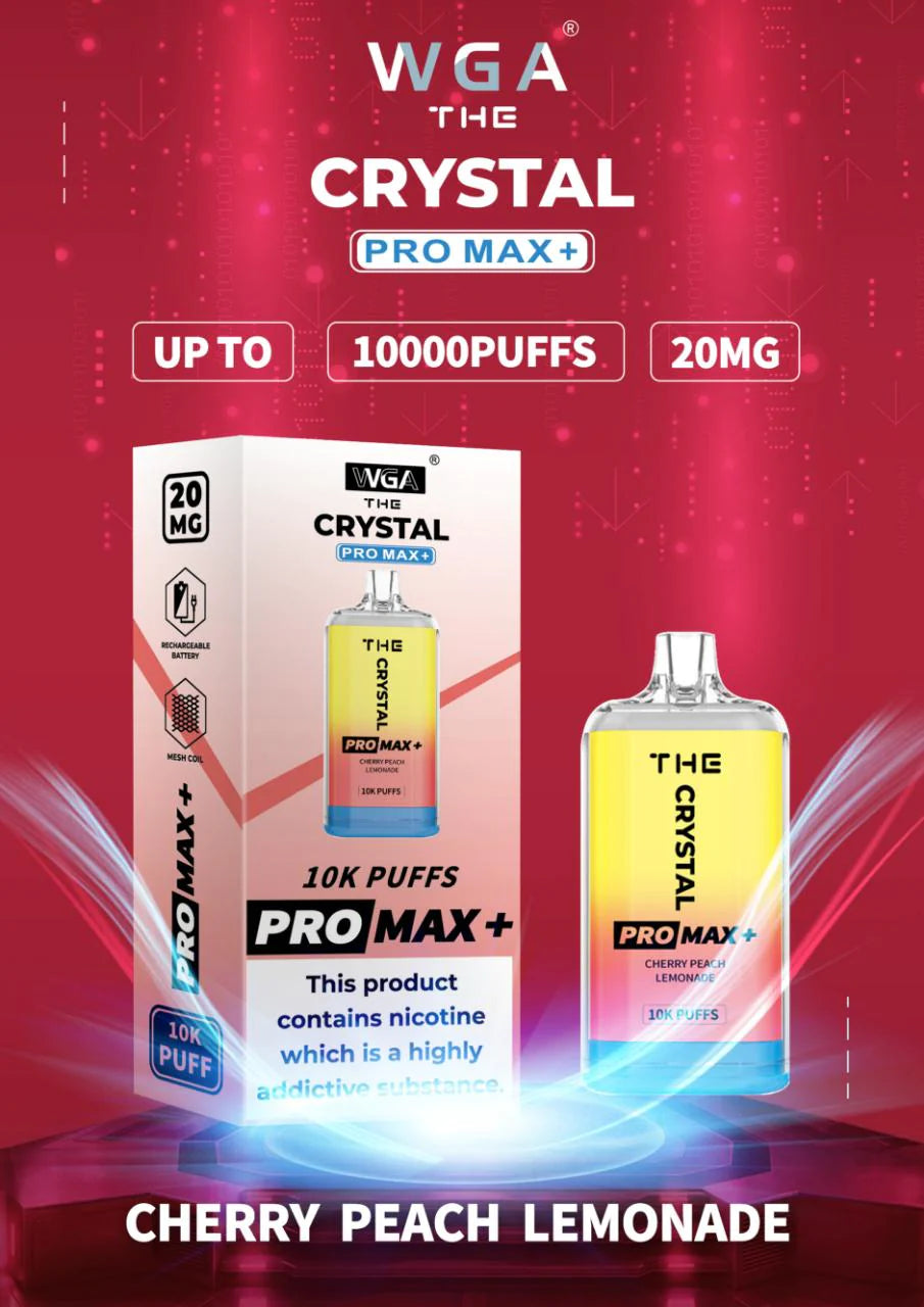 Bulk Buy Crystal Pro Max Vape 10000 Puffs Box of 10 in UK