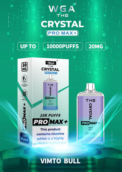 Bulk Buy Crystal Pro Max Vape 10000 Puffs Box of 10 UK