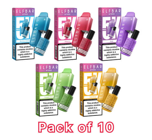 20mg Elf Bar AF5000 Puffs Vape Box of 10