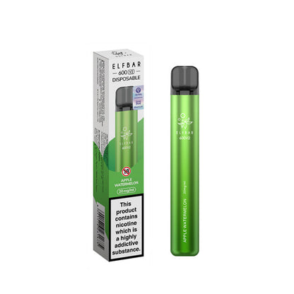 Elf Bar V2 600 Puffs Disposable Vape 20mg