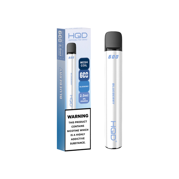 20mg HQD 600 Puffs Disposable Vape