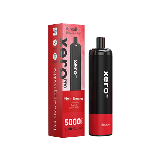 iBreathe Xero Pro Disposable Vape 5000 Puffs: