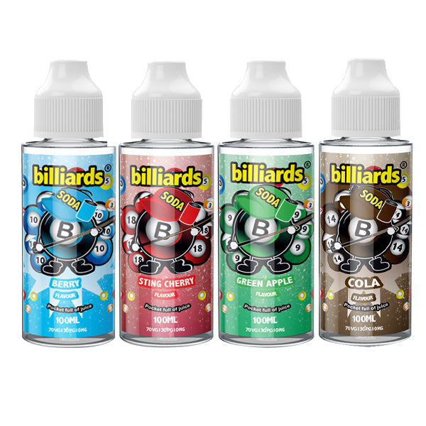 Billiards Soda Range E-Liquid UK