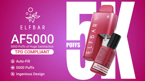 Elf Bar AF5000 Puffs Disposable Vape UK